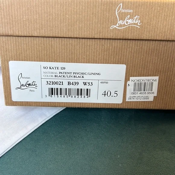 Christian Louboutin So Kate 120 pumps - Patent leather, Psychic Black, size 40.5 - Picture 6 of 9